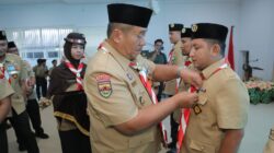 Bupati Dikukuhkan sebagai Ketua Mabicab Pramuka Asahan Masa Bakti 2024–2029
