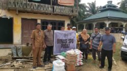 SPS Bantu Korban Longsor Dan Banjir Di Sei Lepan dan Brandan Barat 