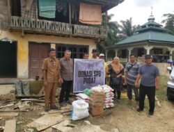 SPS Bantu Korban Longsor Dan Banjir Di Sei Lepan dan Brandan Barat 