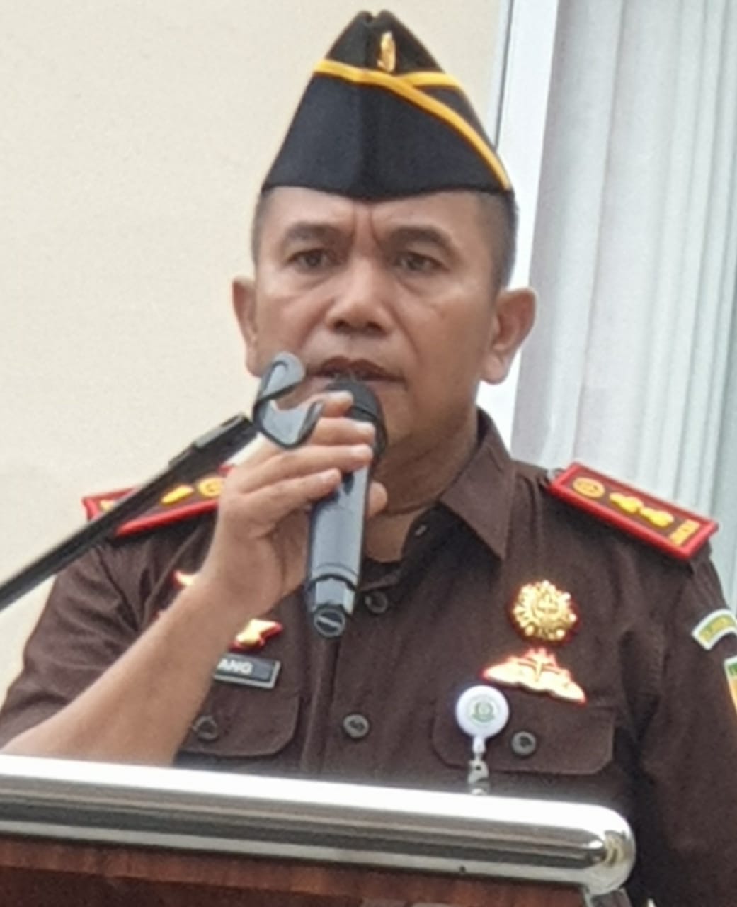 Almarhum Bambang Heripurwanto SH MH,  Kajari Abdya. Foto: Syafrizal. 