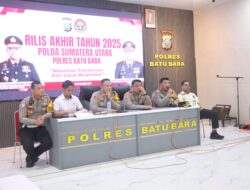 Polres Batubara Rillis Kinerja Akhir Tahun 2025