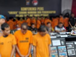 Selama 72 Hari, Polrestabes Medan Tangkap 34 Tersangka Narkoba