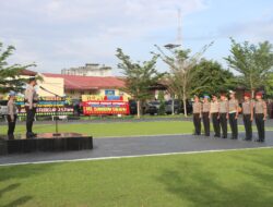 Kapolres Batubara Irup 49 Personel Naik Pangkat