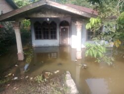 Tanggul Jebol Lagi, Sejumlah Rumah Di Asahan Terendam Banjir