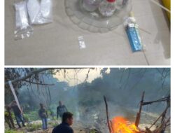 Polsek Helvetia Gerebek Barak Sarang Narkoba