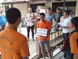 Polsek Sunggal Gelar Rekontruksi Penganiayaan Terhadap Avin Ginting 