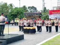 Kapolres Batubara Gelar Sertijab PJU