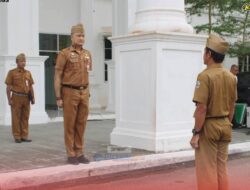 Pemkab Nias  Gelar Upacara Pengibaran Bendera Merah Putih