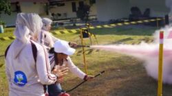 Teks fhoto Dorong Kesiapsiagaan dan Budaya K3 di Lingkungan Kerja, INALUM gelar lomba pemadam kebakaran. beritasore/alirsyah