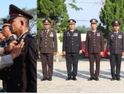 Enam Personel Polres Sergai Terima Satya Lencana Pengabdian