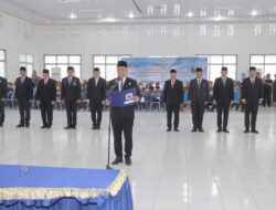 Bupati Nias Utara Amizaro Waruwu Lantik Pimpinan Tinggi Pratama