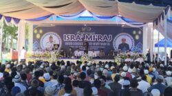 Teks fhoto Lapas Labuhan Ruku Gelar Isra Mi’raj di Lapangan Lapas Labuhan Ruku