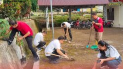 Pemkab Nias Gerakan Bersih Lingkungan Kantor