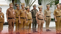 Pemkab Nias Laksanakan Upacara Pengibaran Bendera Merah Putih