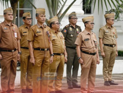 Pemkab Nias Laksanakan Upacara Pengibaran Bendera Merah Putih
