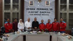 DPD Aliansi Jurnalis Hukum Sergai Audiensi Dengan Ketua DPRD