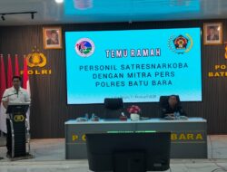Satres Narkoba Polres Batubara Baru Temu Ramah Dengan Wartawan