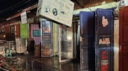 Empat Ruko Di Jalan Sigura-gura Kawasan Stasiun KA Pulu Raja Terbakar