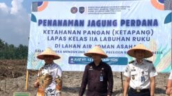 Bupati Asahan Hadiri Penanaman Jagung Perdana Lapas Kelas II A Labuhan Ruku