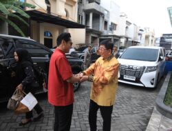 Perayaan Imlek 2577, Rico Waas dan Istri Kunjungi Rumah Tokoh Thionghoa Sumut