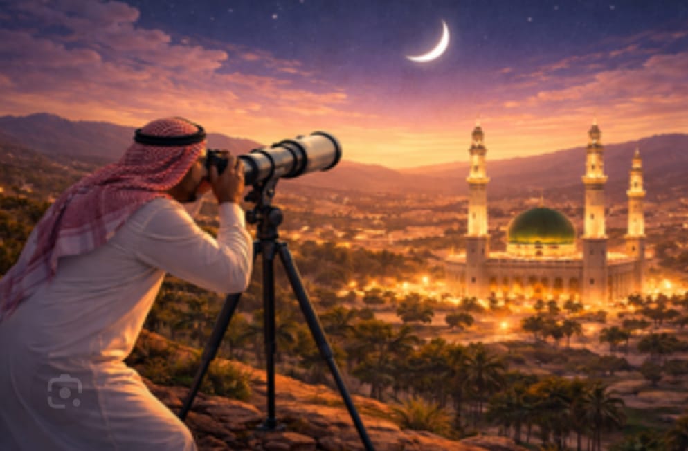 Ilustrasi Melihat Hilal