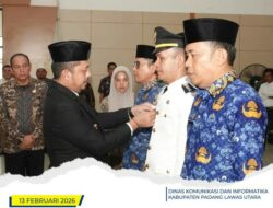 Bupati Padang Lawas Utara Melantik 51.Pejabat Paluta