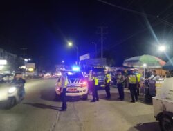 Antisipasi Agar Tetap Kondusif, Patroli Gabungan Sisir Kota Rantauprapat
