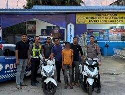 Satlantas Polres Abdya Tertibkan Aksi Balap Liar Resahkan Warga