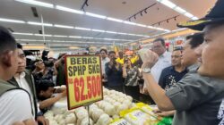 Bulog Sumut Dampingi Mendag RI Sidak di Pasar Gambir Dan Ritel Modern Tebing Tinggi