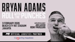 JNE Resmi Jadi Official Logistics Partner Konser Bryan Adams Di Jakarta