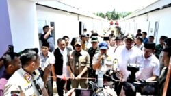 Gubsu Dampingi Mendagri Resmikan Huntara Dan Bantuan Dana Di Tapsel