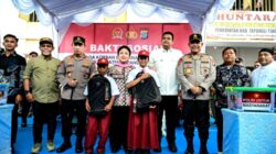 Gubsu Dampingi Kapolri Dan Titik Soeharto Beri Bantuan Korban Bencana Di Tapteng