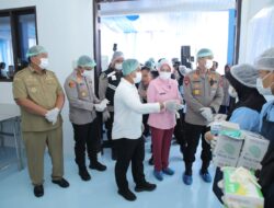 Bupati Asahan Dampingi Wqkapolda Sumut Resmikan SPPG Di Air Batu