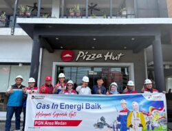 PGN Area Medan Gas In Dua Outlet Pizza Hut