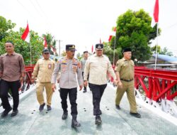 Bupati Batubara Ikuti Launching 218 Jembatan Di Indonesia
