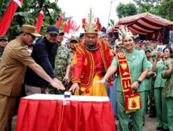 Gubsu Bersama KSAD Resmikan Jembatan Bailey Di Nisel