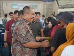 Bupati Asahan Serahkan Bantuan Sembako Dari Baznas Kepada Kaum Duafa.