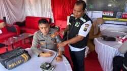 Empat Pos Lebaran Polres Batubara Gelar Pemeriksaan Kesehatan