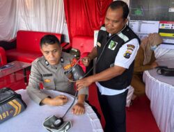 Empat Pos Lebaran Polres Batubara Gelar Pemeriksaan Kesehatan
