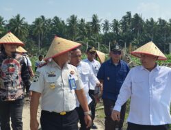 Dirpamintel Ditjenpas Tinjau Lahan Pertanian Lapas Labuhan Ruku