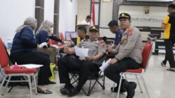 Teks foto: 88 anggota Polres Serdang Bedagai melakukan Pemeriksaan menyeluruh oleh Tim RIKKESLA dari Laboratorium MCI Medan Polda Sumatera Utara, di Senin, 6 April 2026.(Beritasore-Azwen)