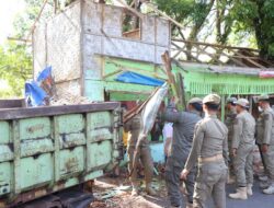 Pemko Binjai Tertibkan  Bangunan Tanpa Izin Di Jalan Bandung