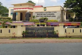 Teks fhoto Nomenklatur Dua Polsek Jajaran Polres Batubara Resmi Berubah Rabu (8/4-2026).beritasore/alirsyah