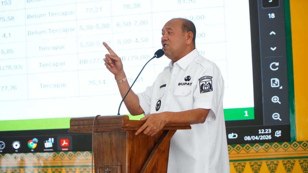 Teks Foto  Bupati Langkat H. Syah Afandin, SH secara resmi membuka Musrenbang RKPD Kabupaten Langkat  2027 di Jentera Malay Rumah Dinas Bupati Langkat, Rabu (8/4/2026).Waspada.id/ist. 