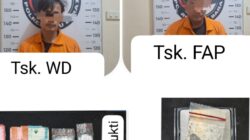 Teks fhoto Polres Batubara ungkap dua tersangka kasus Narkotika jenis Shabu dalam 1 jam Kamis (09/04/2026). beritasore/alirsyah
