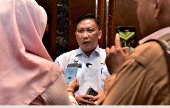 Foto: Kepala Dinas Komunikasi dan Informatika (Kominfo) Sumut Erwin Hotmansah Harahap memaparkan sejumlah agenda dalam rangka memperingati hari jadi ke 78 Sumut.